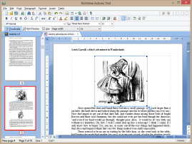 ScaleRichView ActionTestTabs Demo's main window ScaleRichView ActionTestTabs Demo's main window